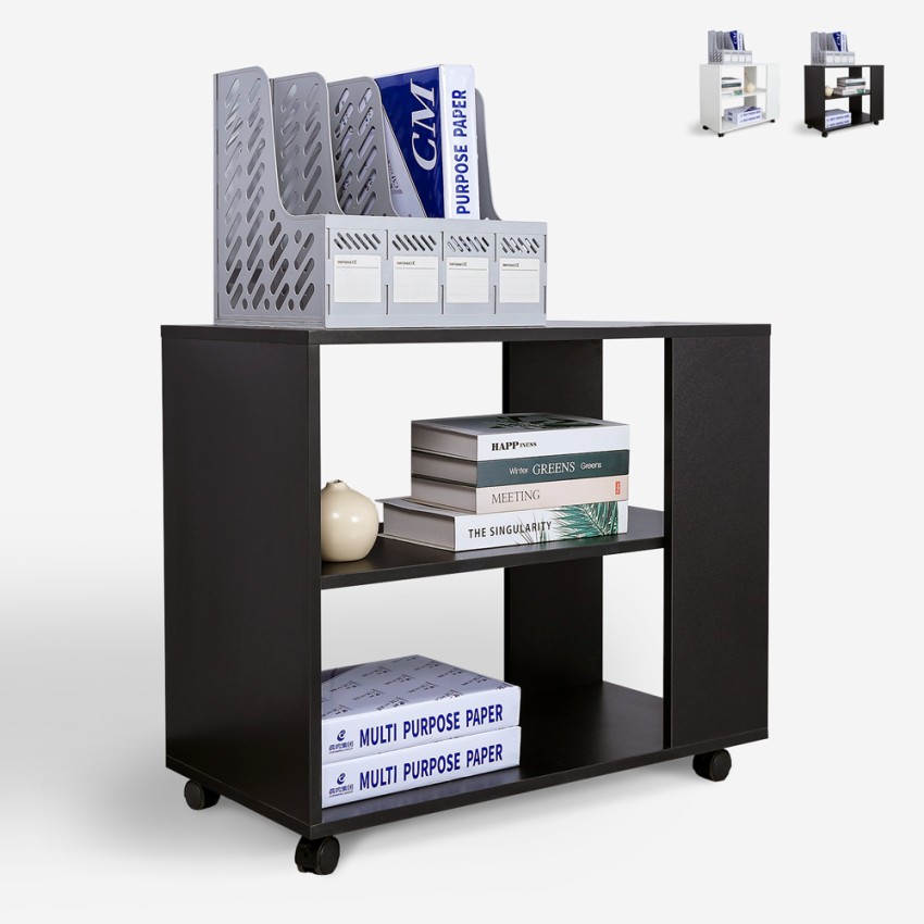 Kast voor op kantoor bureau met wielen 70x35x60 cm Avoch Aanbieding Kast voor op kantoor bureau met wielen 70x35x60 cm Avoch Aanbieding
