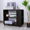 Kast voor op kantoor bureau met wielen 70x35x60 cm Avoch Aanbod