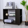 Kast voor op kantoor bureau met wielen 70x35x60 cm Avoch Aanbod