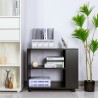 Kast voor op kantoor bureau met wielen 70x35x60 cm Avoch Verkoop
