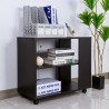 Kast voor op kantoor bureau met wielen 70x35x60 cm Avoch Korting