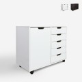 Ladekast voor kantoor met wielen 80x40x66 cm Harris Aanbieding