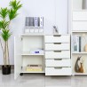 Ladekast voor kantoor met wielen 80x40x66 cm Harris Aanbod