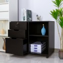 Vergrendelbare ladekast voor kantoor met wielen 80x40x66 cm Twatt Keuze
