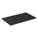 Hangende zwarte badkamerkast met laden en wastafel 80x46 cm Adel Black Kortingen