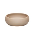 Hangend badkamermeubel 100x46 cm met beige ronde wastafel Coast 100 Kortingen