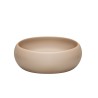 Hangend badkamermeubel 100x46 cm met beige ronde wastafel Coast 100 Kortingen
