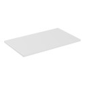 Hangend roze badkamermeubel 80x46 cm met witte opzetwastafel Lili 80 Korting
