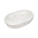 Hangend roze badkamermeubel met witte wasbak 100x45,6x46 cm Lili 100 Kortingen