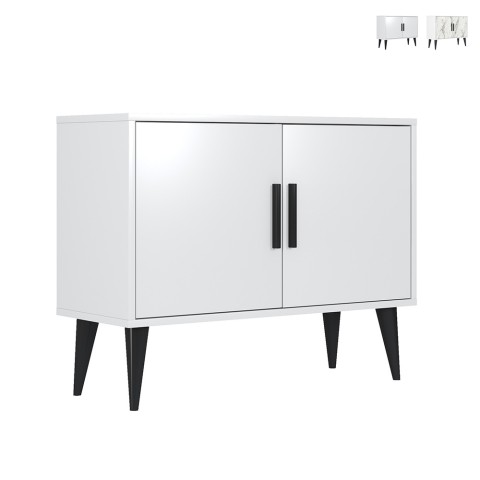 Modern wit woonkamerdressoir en entreemeubel met 2 deuren Corduiso Aanbieding