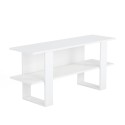 Modern wit tv-meubel of sidetable 120x35x55 cm Cornelia Verkoop