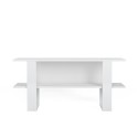 Modern wit tv-meubel of sidetable 120x35x55 cm Cornelia Aanbod