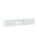 Hangend tv-meubel in moderne minimalistische stijl in zwart en wit hout Elano Aankoop