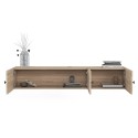 Hangend wit of houten tv-meubel in modern design 150x32x28 cm Leo Karakteristieken