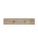 Hangend wit of houten tv-meubel in modern design 150x32x28 cm Leo Voorraad