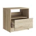 Modern nachtkastje van hout met uitschuifbare lade 62x23x63 cm Odi Kosten