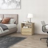 Modern nachtkastje van hout met uitschuifbare lade 62x23x63 cm Odi 