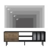 Moderne tv-kast 160 cm in wit of zwart Kostan 