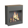 Decoratief houten frame voor elektrische open haard Buren Kortingen