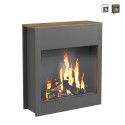 Decoratief houten frame voor elektrische open haard Buren Aanbieding