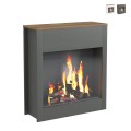 Decoratief houten frame voor elektrische open haard Buren Aanbieding