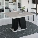 Modern design uitschuifbare eettafel 120-160x90 cm Mufo K350 Aanbod