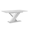 Witte modern design uitschuifbare tafel 120-160x90 cm Xao K350 Aanbod