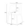 Stoel fauteuil in moderne zwarte stof Raund Kortingen
