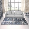 Modern design huiskamerkleed grijs blauw Double BLU001 Aanbieding