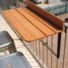 Opklapbare houten balkon- en terrastafel, ruimtebesparend, teak-look Look Out Korting