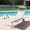 2 stuks ligstoelen Alabama met wielen ideaal voor tuin en zwembad Catalogus