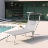Professionele strandligstoel Italia uit aluminium 