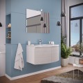 Badkamermeubel 80 cm met wastafel en spiegel Giulia 80 Aanbieding