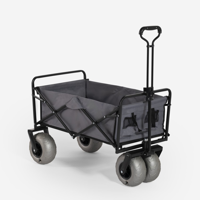 Opvouwbare strandwagen met 4 grote luchtbanden Dory Aanbieding Opvouwbare strandwagen met 4 grote luchtbanden Dory Aanbieding