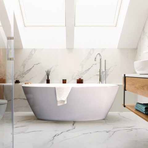 Vrijstaande moderne, ovale badkuip Idra Aanbieding