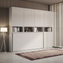 Horizontaal opklapbed ruimtebesparend eenpersoonsmatras wit Kando C Kortingen