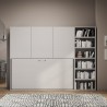 Ruimtebesparende horizontale opklapbedkast met eenpersoonsbed Kando G Korting