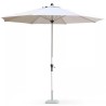 Achthoekige aluminium tuinparasol 3 meter met middenmast Eden Aanbod