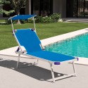 Set van 2 aluminium ligbedden met schuifdak Nettuno Keuze