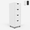 Moderne multifunctionele badkamer ladekast met 4 lades Servez Aanbieding