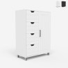Ladekast met 4 laden en een deur voor badkamer of slaapkamer Rendel Aanbieding