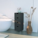 Moderne multifunctionele badkamer ladekast met 4 lades Servez Catalogus