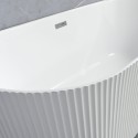 Ovaal modern ligbad voor wandmontage of vrijstaand 170x80 cm Delo Korting