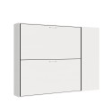 Modern wit inklapbaar stapelbed met kast Kando H Aanbod