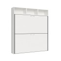 Modern opklapbaar stapelbed wit Kando L ruimtebesparend design Aanbod