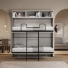 Modern opklapbaar stapelbed wit Kando L ruimtebesparend design Catalogus