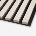 4 x akoestische wandpanelen 240x60 cm palissanderhout Swald Voorraad