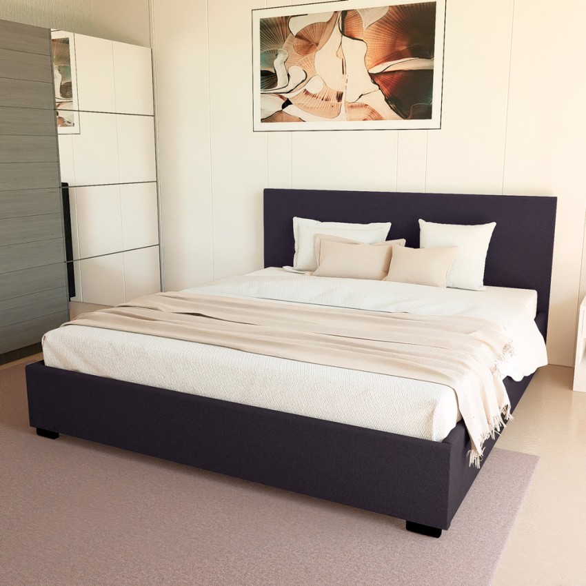 Tweepersoons bed Basel King met opbergruimte 160x190 cm Tweepersoons bed Basel King met opbergruimte 160x190 cm