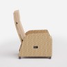 Handmatig verstelbare rotan relaxfauteuil voor buiten Sanremo Catalogus