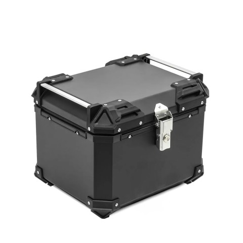 Universele motorfietskoffer van 46 liter zwart Adventure Aanbieding